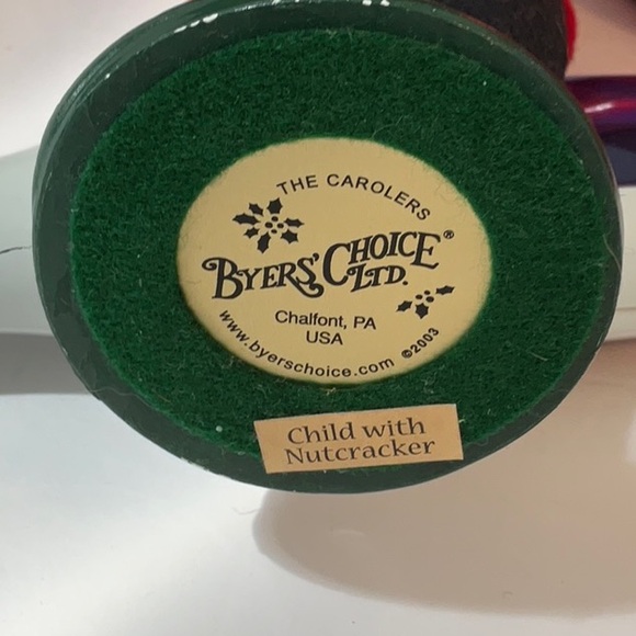 BYERS CHOICE DOLL 2003 CHILD WITH NUTCRACKER NWOT - Picture 7 of 7